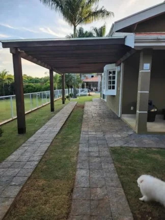 Imagem Chácara de luxo em condomínio no Residencial Ecopark em Tatuí-SP: 5 quartos, 3 suítes, 3 salas, 4 banheiros.