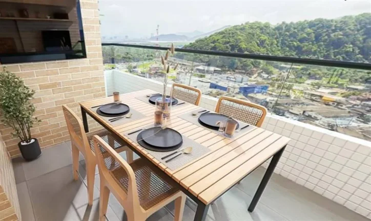 Imagem APARTAMENTO COM 80.7 m² - BOQUEIRAO - PRAIA GRANDE SP