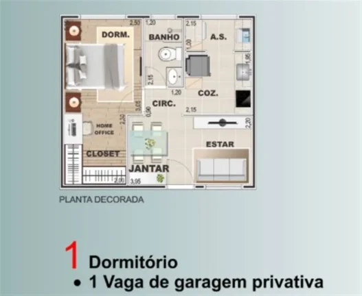 Imagem APARTAMENTO COM 35.45 m² - VILA VOTURUA - SAO VICENTE SP