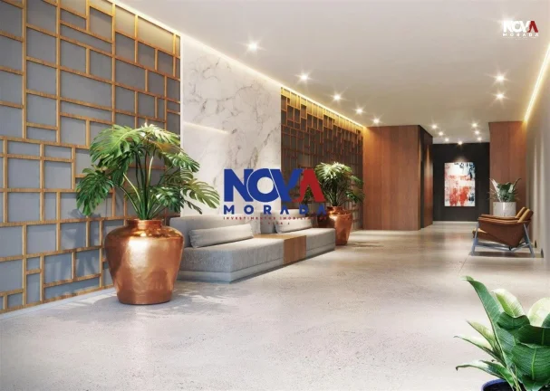 Imagem More em um apartamento de 2 quartos com suíte a poucos metros do Shopping Boulevard e da praia de I...