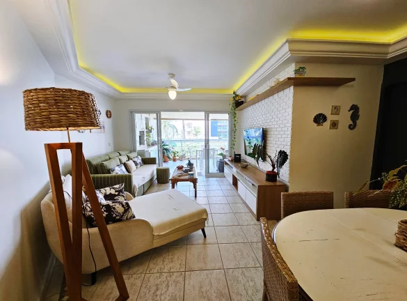 Imagem Venda de Apartamento de Luxo na Riviera de São Lourenço Módulo 02 Bertioga-SP: 3 Quartos, 2 Suítes, 2 Salas, 2 Vagas de Garagem, 110,72m².