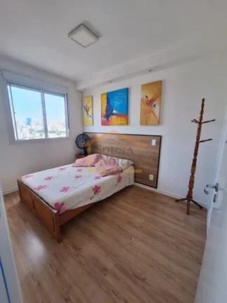 Imagem Apartamento mobiliado, 52m², 2 dormitórios, sala 2 ambientes, banheiro, área de serviço integrad...