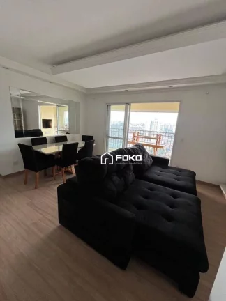Imagem Apartamento mobiliado com 3 dormitórios para alugar, 100 m² por R$ 5.300/mês - Centro - Guarulhos/SP