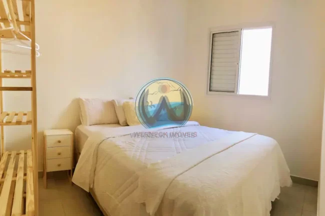 Imagem Apto à venda em Ubatuba-SP, Centro: 2 quartos, 1 suíte, 1 sala, 2 banheiros, 1 vaga - 75,00 m² de área.