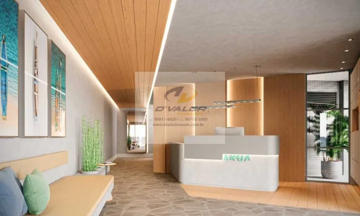 Imagem Vendo flats em prédio pé na areia da paria do Bessa, com plantas de 22m² à 50m²