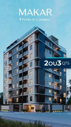 Imagem Apartamento à venda, 69 m² por R$ 614.891,42 - Ponta de Campina - Cabedelo/PB