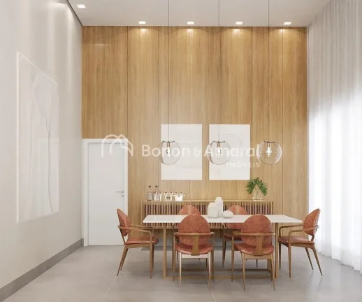 Imagem Casa térrea nova à venda com 3 quartos sendo 3 suítes, todas com armários planejados, ar condici...