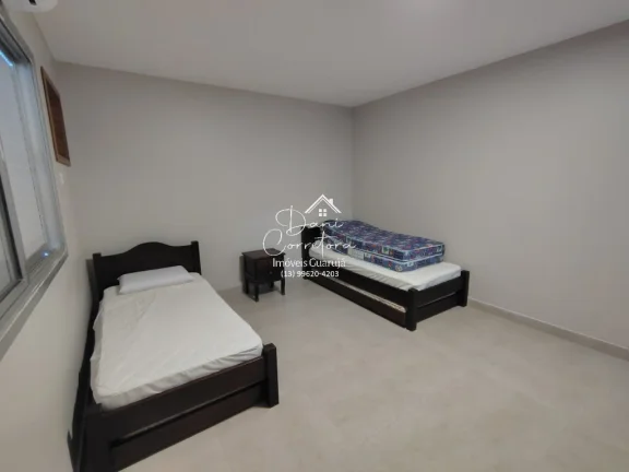 Imagem Apartamento atualizado frente mar nas Astúrias, Guarujá-SP: 3 suítes, 2 salas, 5 banheiros, 2 vagas de garagem, 192m² e suíte de empregada