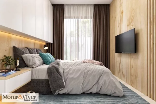 Imagem Apartamento para Venda em Curitiba, Capão da Imbuia, 1 dormitório, 2 banheiros
