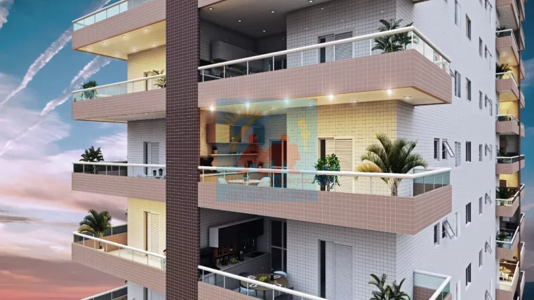 Imagem Apartamento Frente Mar Praia Grande, 2 vagas, Unidades a partir de 593.130,00