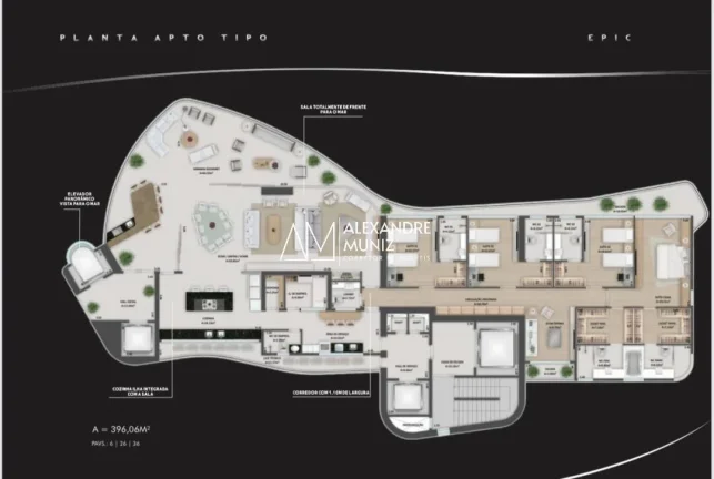 Imagem Epic Condominium, apartamentos de alto padrão no Meireles, 4 suítes