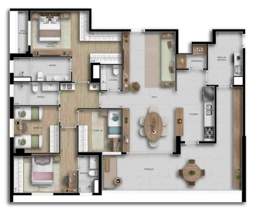 Imagem Apartamento Vila clementino - 151M², 3 Dorms, 3 Suítes, 2 Vagas.