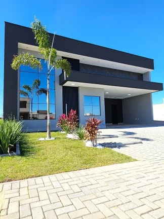 Imagem Casa térrea com 3 suítes e escritório à venda, 198 m² por R$ 2.100.000 - Condomínio Dona Maria Cândida - Indaiatuba/SP