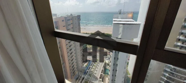 Imagem Flat com 1 Quarto na Beira Mar do Pina, Recife