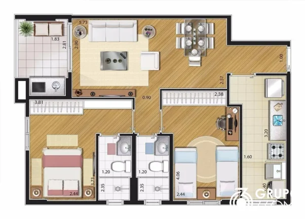 Imagem Apartamento para Venda em São Caetano do Sul / SP no bairro Santa Paula