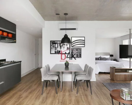 Imagem Apartamento mobiliado 1 dormitório para aluguel no brooklin