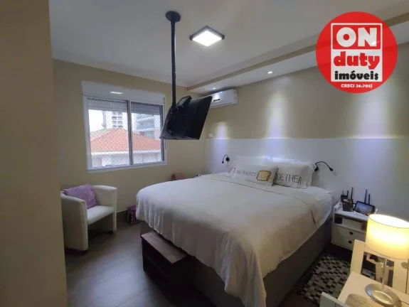 Imagem Apartamento com 3 dormitórios à venda, 117 m² por R$ 815.000,00 - Ponta da Praia - Santos/SP