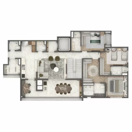Imagem APARTAMENTO RESIDENCIAL em São Paulo - SP, Brooklin Paulista