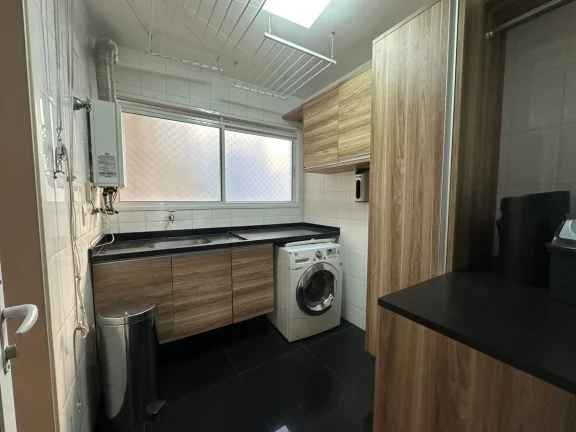 Imagem Apartamento 131M², 3Q, 3 Suítes, 5 Banheiros, 3 Vagas, Academia, Piscina, Sauna, Churrasqueira, Brinquedoteca, Mobiliado, Salão de Festas, SPA.