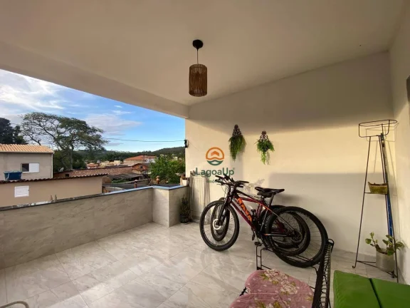 Imagem Casa com 3 dormitórios à venda, 102 m² por R$ 450.000 - Várzea - Lagoa Santa/MG