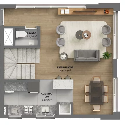 Imagem Apartamento com 1 Quarto à Venda, 59 m² em Rio Branco - Porto Alegre