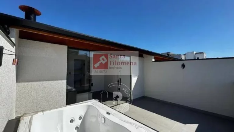 Imagem Sobrado para Venda em Santo André, Jardim Santo Antônio, 2 dormitórios, 2 suítes, 4 banheiros, 2 vagas