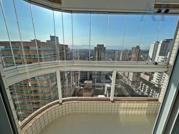 Imagem Apartamento em Praia Grande com 2 Dormitórios Vista Mar no Boqueirão