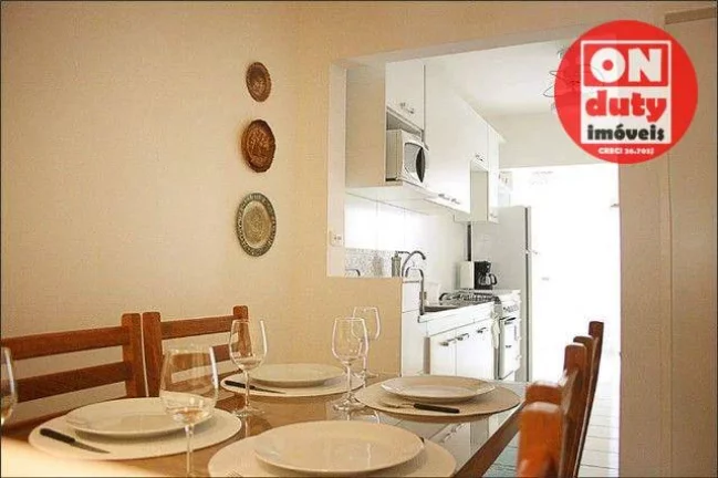 Imagem Apartamento com 1 dormitório à venda, 55 m² por R$ 398.000,00 - Jardim Três Marias - Guarujá/SP