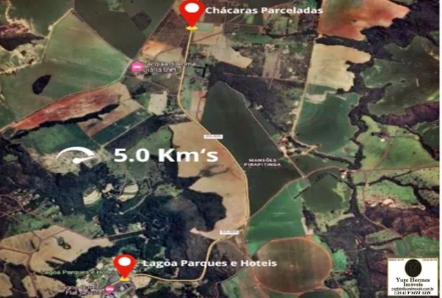 Imagem Chácaras Parceladas com 1.500 metros em Caldas Novas Goiás