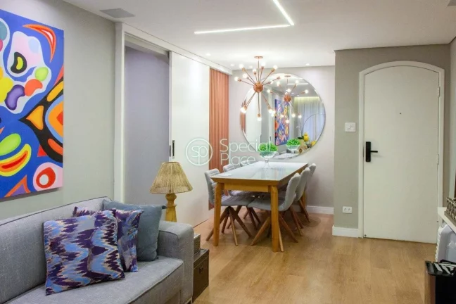 Imagem Apartamento com 110m² em Moema Índios. Totalmente reformado, elétrica, hidráulica, gesso , ilumi...