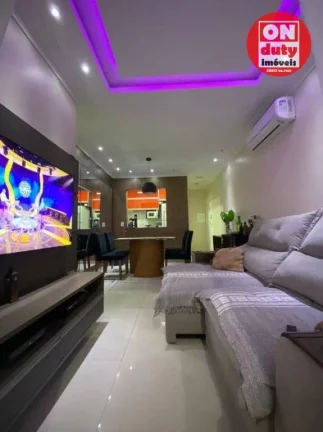 Imagem Apartamento à venda, 69 m² por R$ 450.000,00 - Areia Branca - Santos/SP