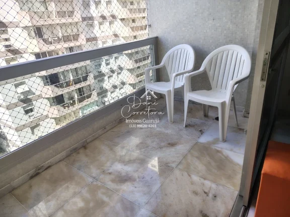 Imagem Apartamento à venda em Guarujá-SP, Pitangueiras: 2 quartos, 1 suíte, 2 salas, 3 banheiros, 1 vaga, 96m². Venha conferir!