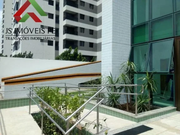 Imagem Flat de luxo para locação em Barra de Jangada, Jaboatão dos Guararapes-PE: 1 quarto, 1 sala, 1 banheiro, 1 vaga de garagem!