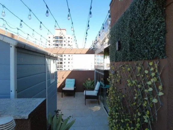 Imagem Apartamento Duplex com 3 dormitórios para alugar, 102 m² por R$ 4.355,00/mês - Vila Curuçá - Santo André/SP