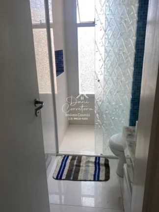 Imagem Apartamento à venda em Guarujá-SP, Vila Alzira: 3 quartos, 1 suíte, 2 salas, 2 banheiros, 2 vagas de garagem, 126m².