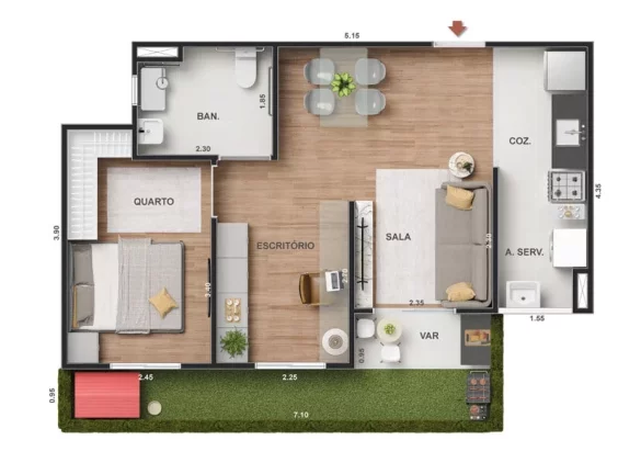 Imagem Vitale Sky - Apartamento à venda no bairro Irajá - Rio de Janeiro/RJ