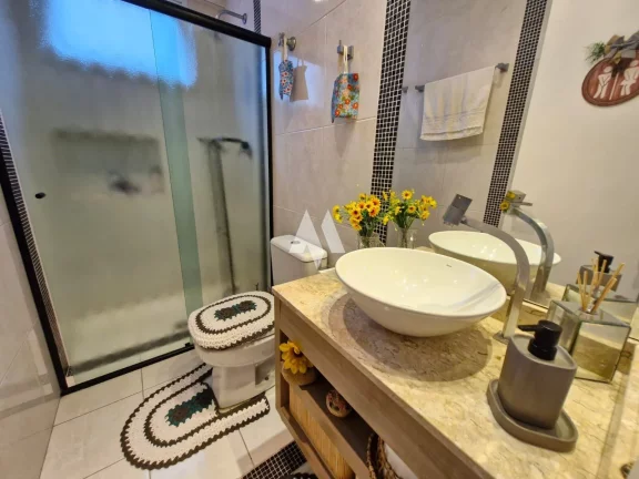 Imagem Apartamento residencial à venda com 2 dormitórios e Lazer na cobertura no Embaré de Santos/SP