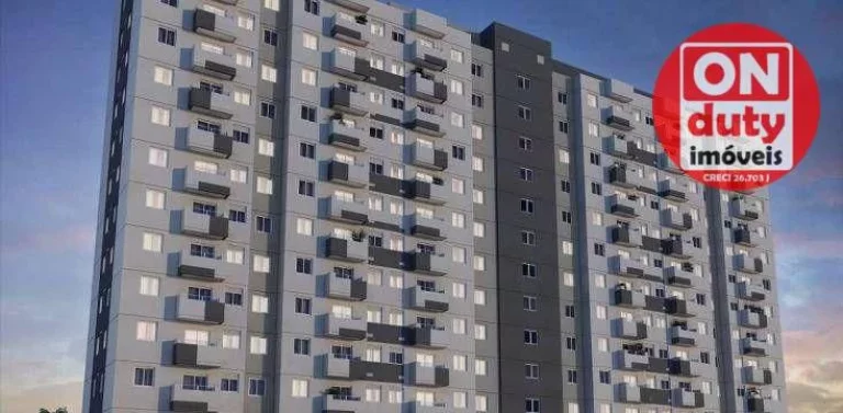 Imagem Apartamento com 2 quartos à venda, 42 m² por R$ 346.922 - Jabaquara - Santos/SP