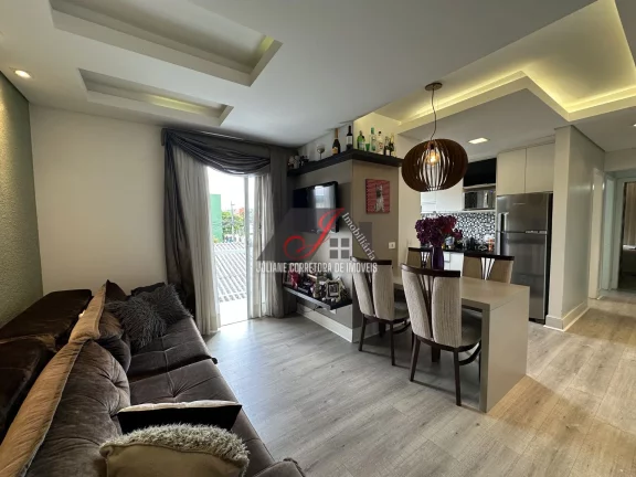 Apartamento mobiliado para venda, bairro Capão Raso em Curitiba/PR.