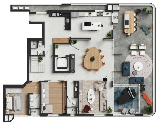 Imagem Apartamento em Atiradores - Joinville SC
