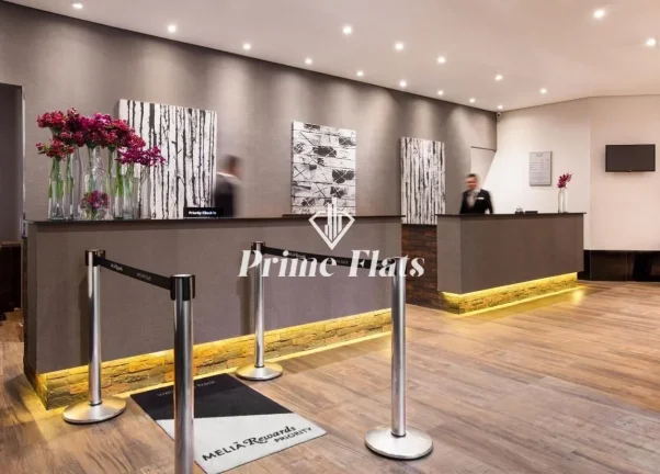 Imagem Flat disponível para venda no Meliá Ibirapuera, com 26m², 1 dormitório e 1 vaga