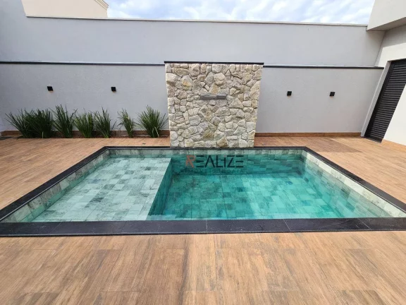 Imagem Casa térrea pronta para morar com 3 suítes à venda, 198 m² por R$ 1.690.000 - Condomínio Fechado - Indaiatuba/SP