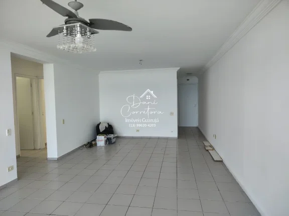Imagem Aluguel de apartamento último andar Guarujá-SP, Pitangueiras: 2 Quartos, 1 Suíte, 2 Salas, 3 Banheiros, 1 Vaga de Garagem, 122 m².
