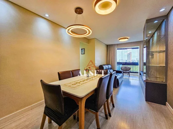 Imagem Apartamento porteira fechada com vista eterna para o Parque Piqueri - 3 dormitórios à venda, 73 m² por R$ 850.000 - Tatuapé - São Paulo/SP