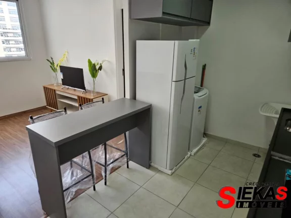 Imagem Aluguel de Apartamento Mobiliado na Mooca, São Paulo-SP: 1 Quarto, 1 Banheiro, 35m² - Imperdível!