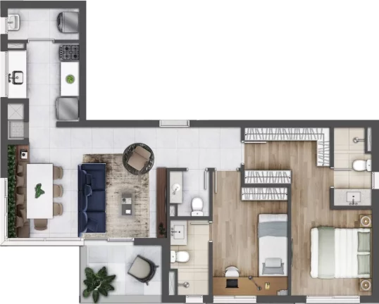 Imagem Miradouro - Apartamento à venda no bairro Rio Branco - Porto Alegre/RS