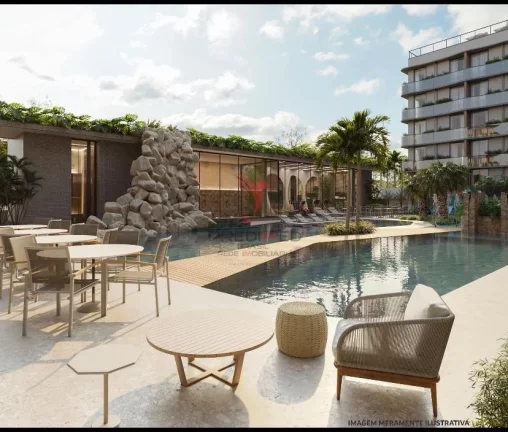 Imagem Vende-se flat estilo resort na praia do Cabo Branco