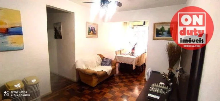 Imagem Apartamento com 3 dormitórios à venda, 85 m² por R$ 559.000,00 - Boqueirão - Santos/SP