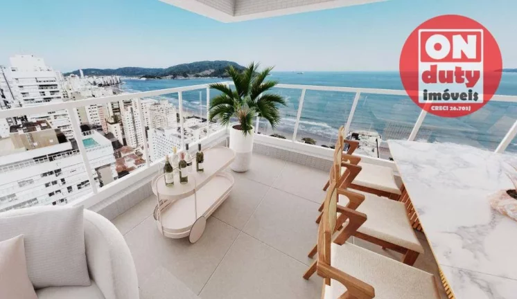 Imagem Apartamento à venda, 158 m² por R$ 3.950.000 - Embaré - Santos/SP