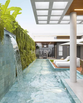 Imagem 3 Suítes, sendo a master ampla com closet e banheira, Piscina com ducha e deck